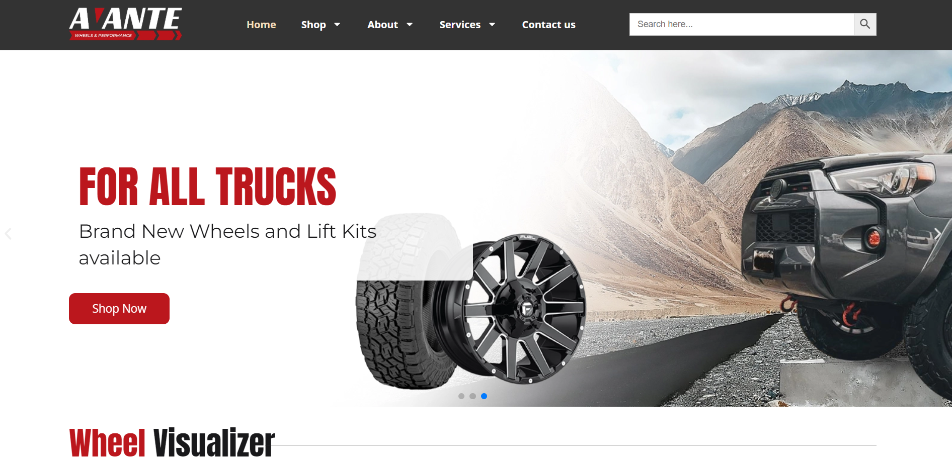 avante homepage