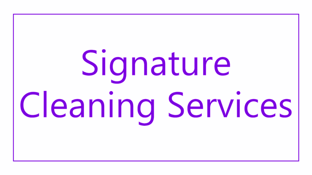 signature-cleaning-services